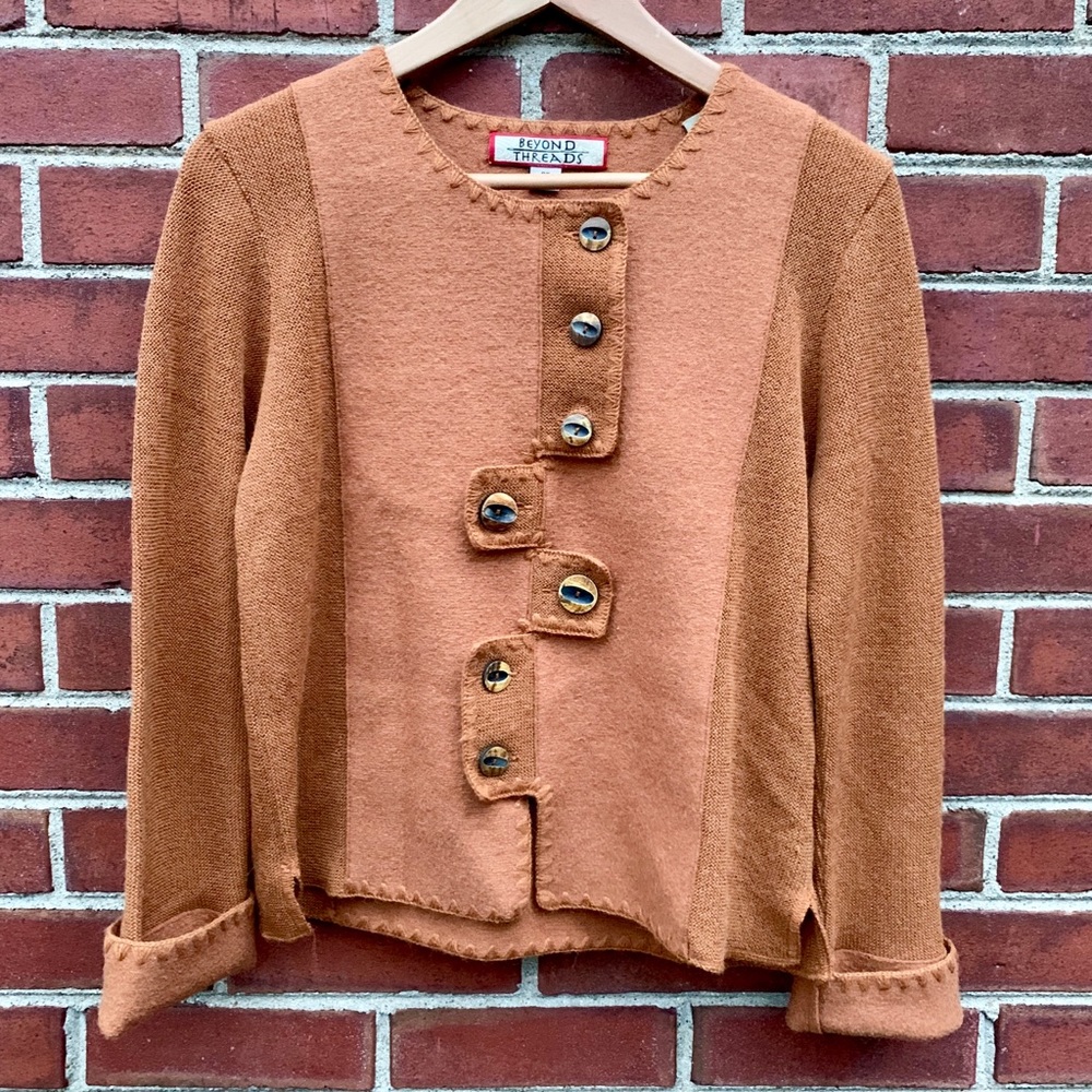 Nordstrom | Rust Tabs Alpaca Cardigan